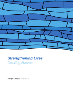 Strengthening Lives Creating Futures