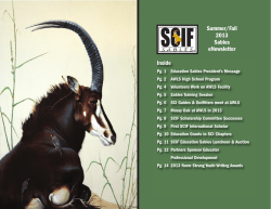 Sables Fall-eNews - Safari Club International Foundation