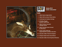 Sables-2014-Spring-eNews - Safari Club International Foundation