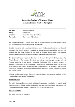 Australian Festival of Chamber Music
