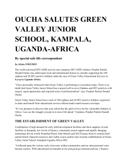 oucha salutes green valley junior school, kampala