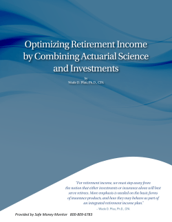 Optimize Retirement Income