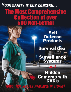 Self Defense Products and Surveillance Catalog