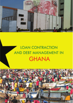 Loan Contraction and Debt Management in Ghana