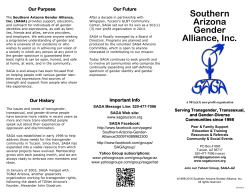 Southern Arizona Gender Alliance, Inc.