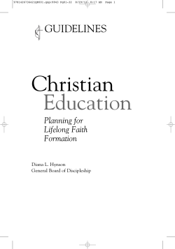 Christian Education - Saginaw Bay District