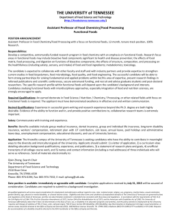 Faculty Position Announcement