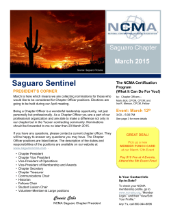 Saguaro Sentinel - National Contract Management Association