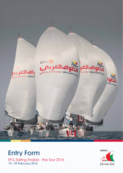 Entry Form - Sailing Arabia