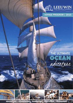 Youth Explorer - Leeuwin Ocean Adventure