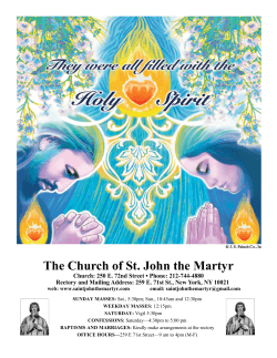 May 24, 2015 - Church of St. John the Martyr