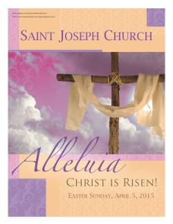 April 5, 2015 Easter Sunday