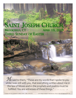 April 19, 2015 - Saint Joseph Church