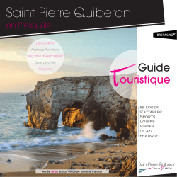 TÃ©lÃ©chargez le Guide ici - Office de Tourisme de Saint Pierre Quiberon