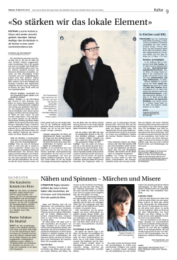 Neue Luzerner Zeitung, 18. MÃ¤rz 2015