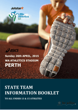 SALAA State Team Information Booklet 2014-15