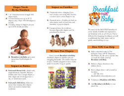 our brochure about diaper need and what we`re doing