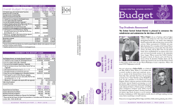2015 -16 Budget Newsletter - Salem Central School District