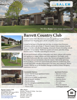 Barrett Country Club - Salem Management Company