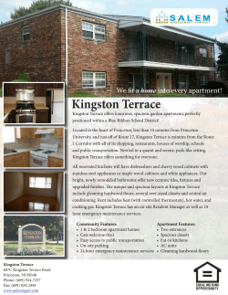 Kingston Terrace - Salem Management Company