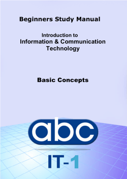 to the newly published ABC IT-1 Workbook!