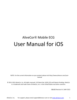 User Manual for iOS - Amazon Web Services