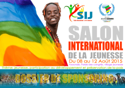 Sponsor - Salon International de la Jeunesse