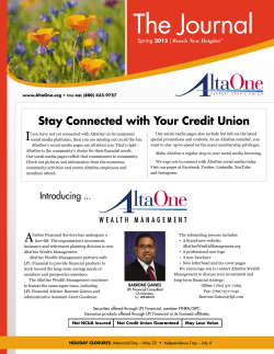 Stay Connected with Your Credit Union