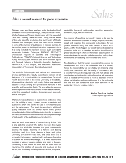 Salus:a Journal in search for global expansion. EDITORIAL