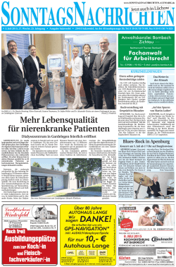 SonntagsNachrichten Altmark - SonntagsNachrichten Salzwedel