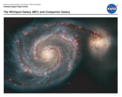 The Whirlpool Galaxy (M51) and Companion Galaxy