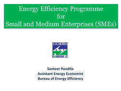 Energy Efficiency Programme for Small and Medium