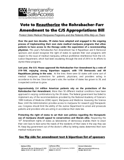 Vote to Reauthorize the Rohrabacher