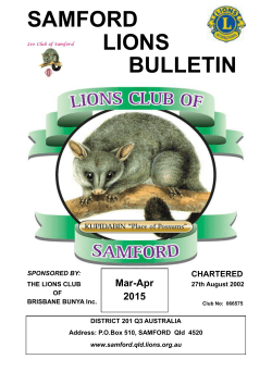 Bulletin - Mar-Apr 2015.
