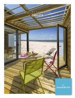 Catalogue 2015 - Chalets