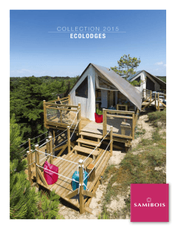 Catalogue 2015 - Ecolodges