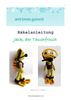 Frosch Jack - Amilovesgurumi