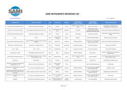 PDF, 145KB - Sami Instruments