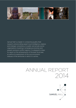 SH Annual Report 2014