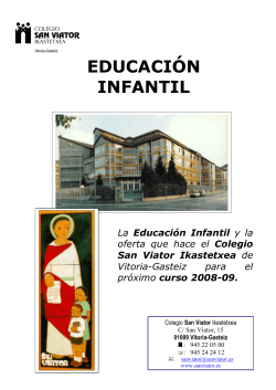 EDUCACIÃN INFANTIL - San Antonio Santa Rita