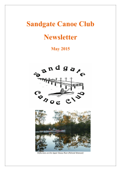 May 2015 - Sandgate Canoe Club