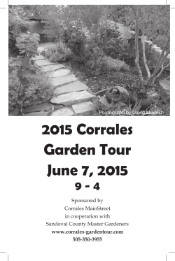 2015 Corrales Garden Tour June 7, 2015