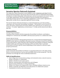 Invasive Species Outreach Assistant