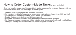 to the full specs of our holding tanks - Sani-Loo