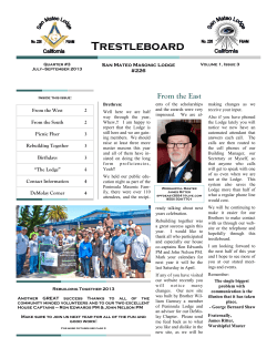 to View Full Issue - San Mateo Masonic Lodge #226