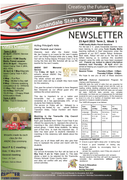 Newsletter-2015-04-23 - Annandale State School