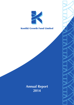 Annual Report 2014 - Announcements Platform Services