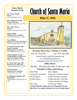 May 17 - the Church of Santa Maria