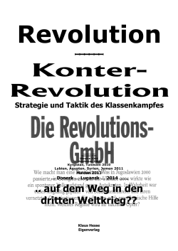 Revolution und Konterrevolution