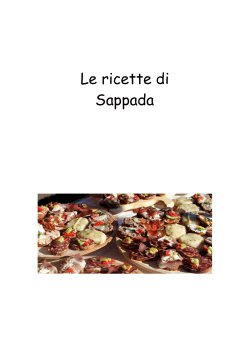 Le ricette di Sappada
